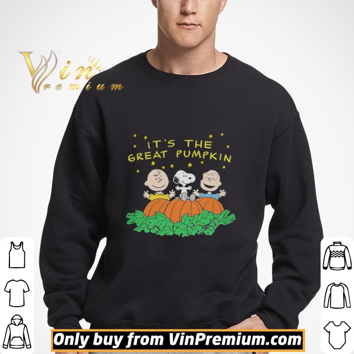 Its The Great Pumpkin Mens Black shirt