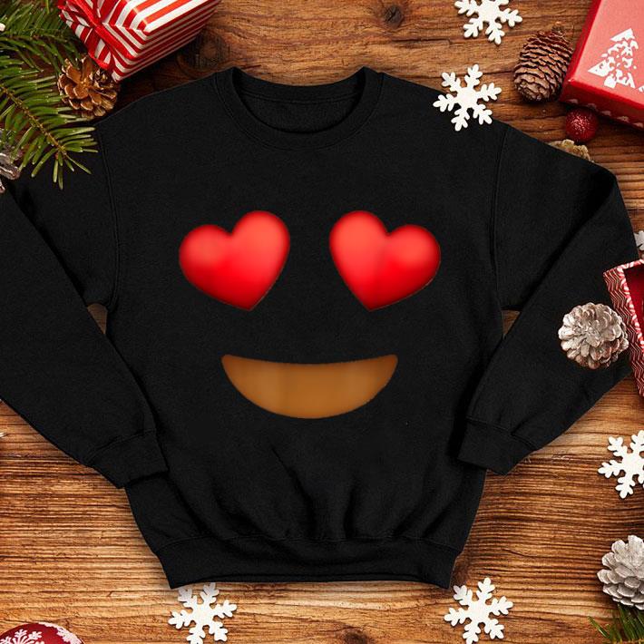 Nice Heart Eyes Emoticon Face Costume for Halloween shirt