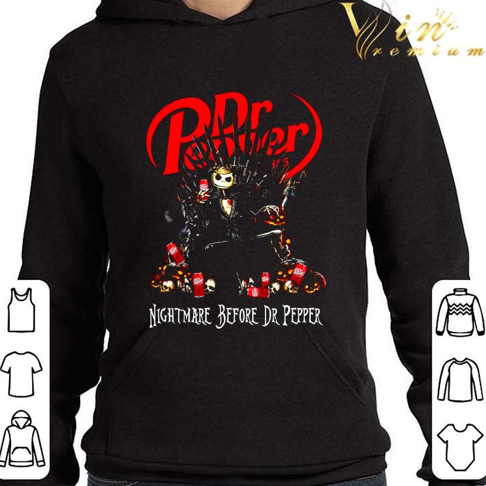 Jack Skellington Nightmare before Dr Pepper Game Of Thrones shirt