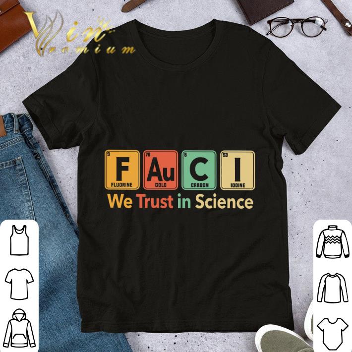 fauci science shirt