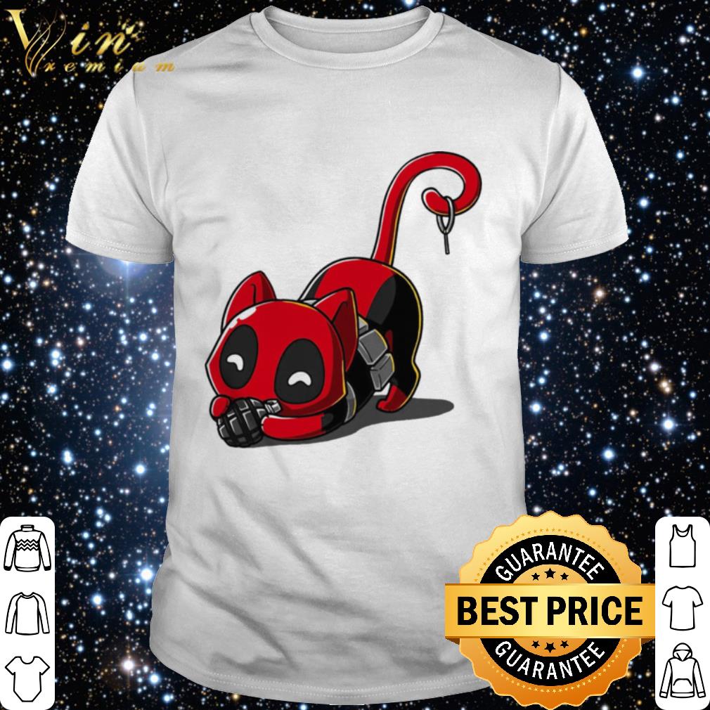 Premium Deadpool mashup cat Catpool shirt hoodie, sweatshirt