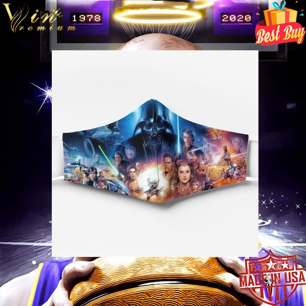 Star Wars all characters poster face mask