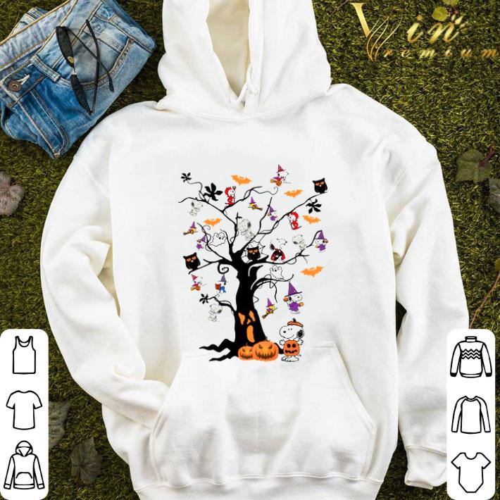 Snoopy on the tree happy halloween shirt 3 Snoopy on the tree happy halloween shirt