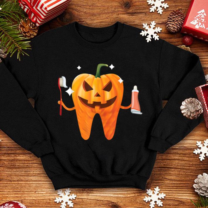 Awesome Dental Halloween Tooth Pumpkin Dentist Halloween shirt