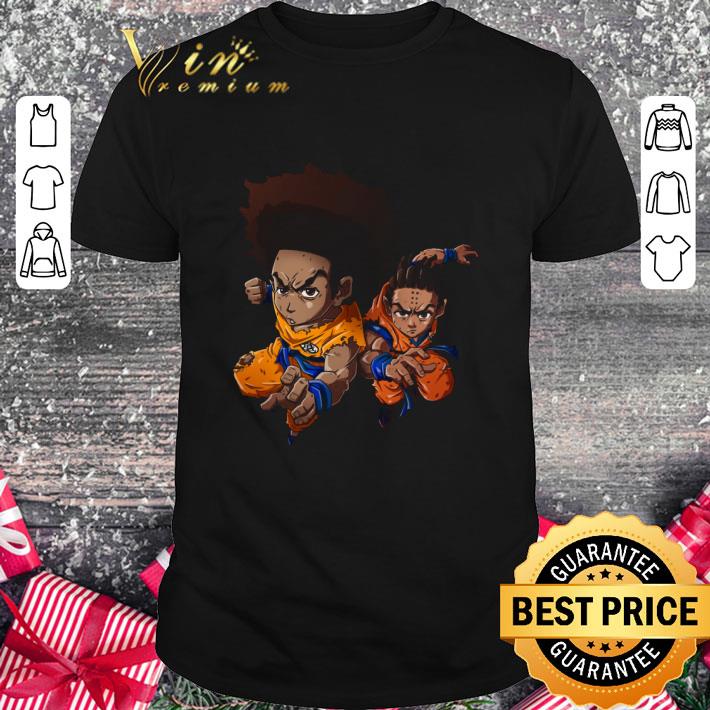 Official The Boondocks Mashup Dragon Ball Z Shirt Hoodie Sweatshirt 