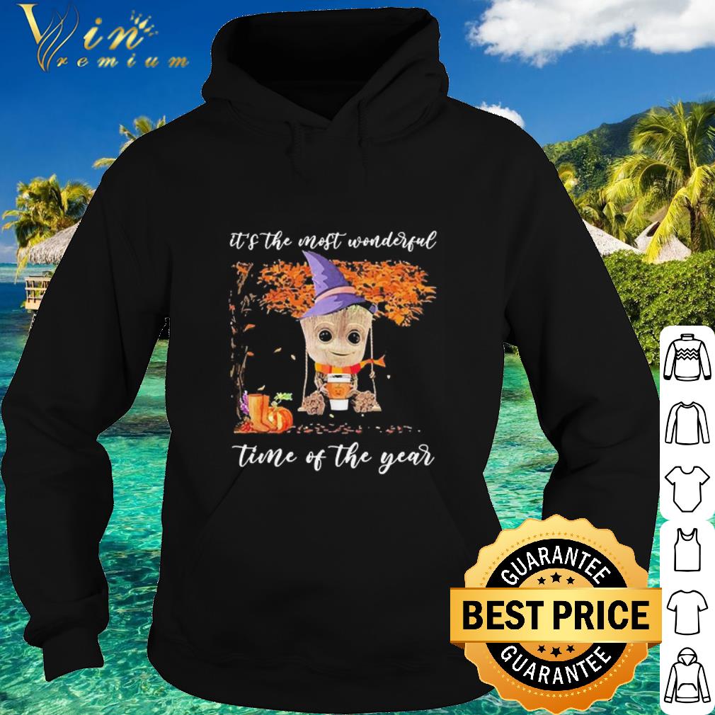 Official Baby Groot It’s the most wonderful time of the year Fall Halloween shirt