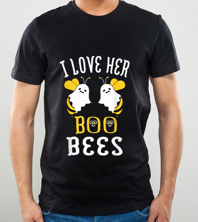 Top Boo Bees Halloween Couple I Love Her Matching Costume shirt