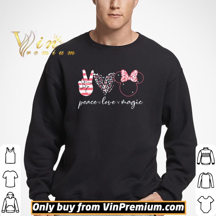 Disney Mickey peace love magic shirt