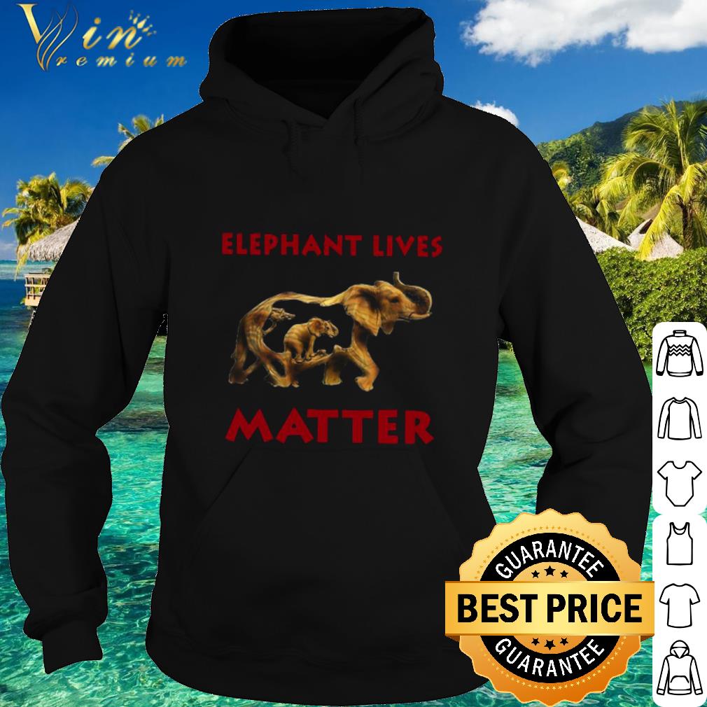 Nice Elephant Lives Matter Black shirt