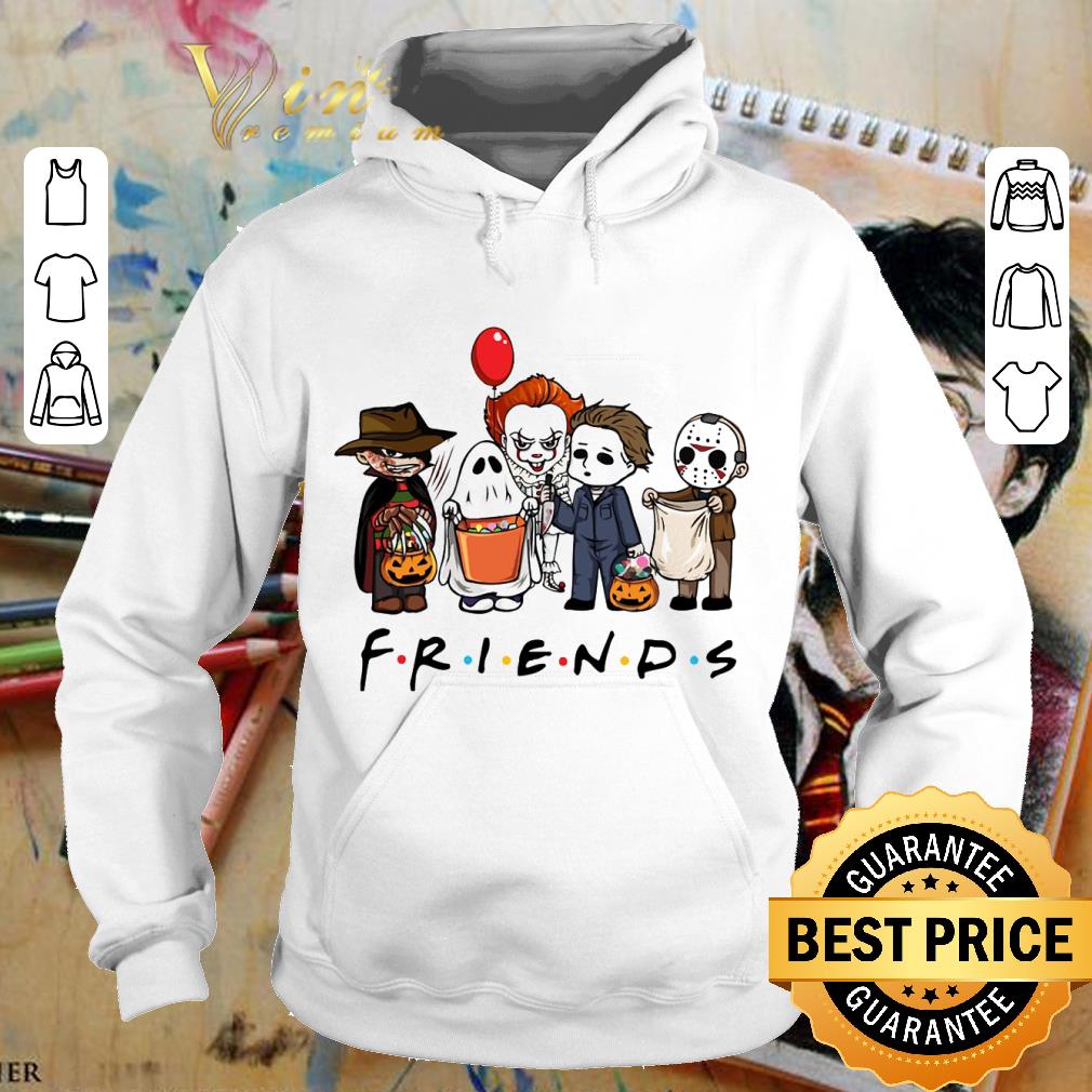 Hot Friends mashup horror characters halloween shirt