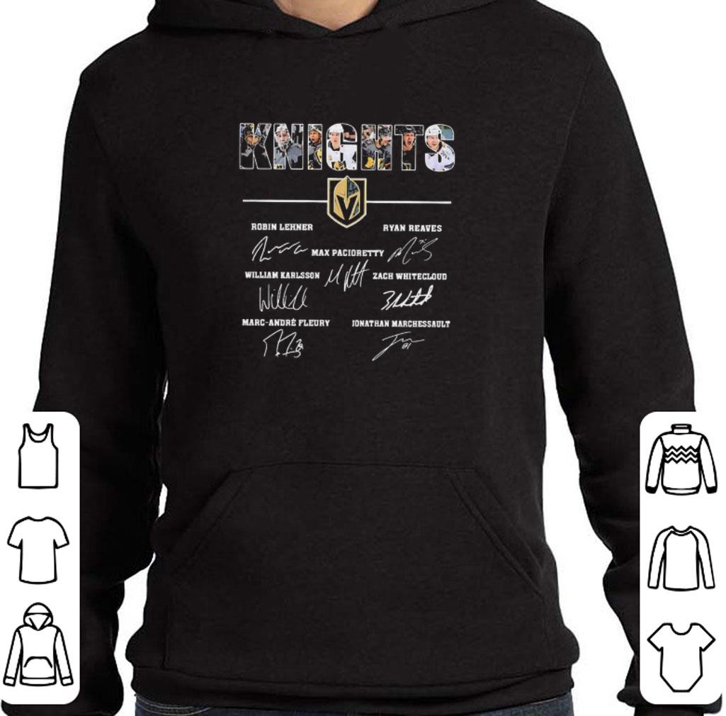 Nice Vegas Golden Knights signatures shirt