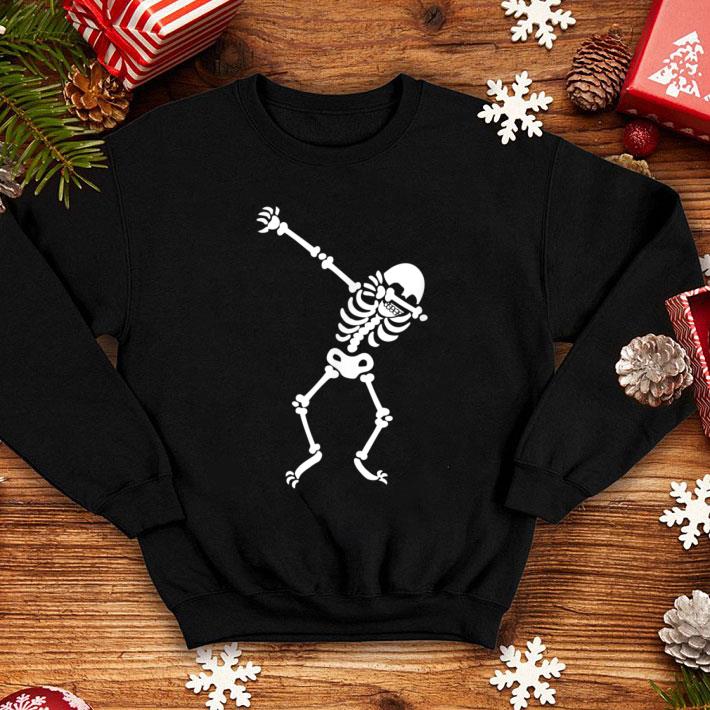 Premium Dabbing Skeleton Funny Cute Halloween Dab Dance shirt