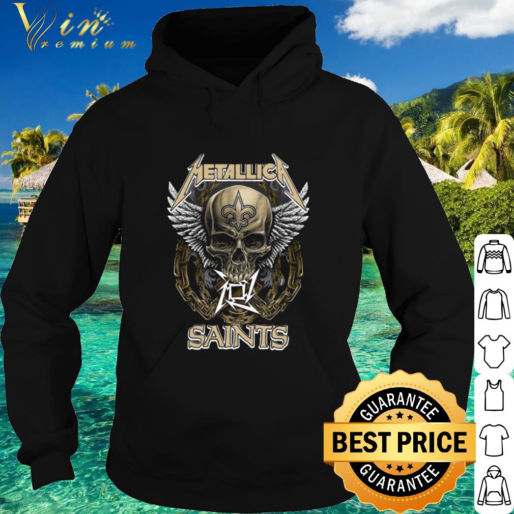 Original Skull Metallic mashup New Orleans Saints shirt