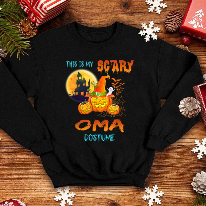 Official This Is My Scary Oma Costume Halloween shirt