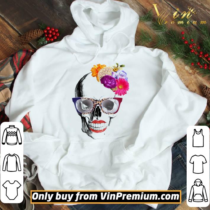 Modern Lady Skull Flower Dia De Los Muertos shirt