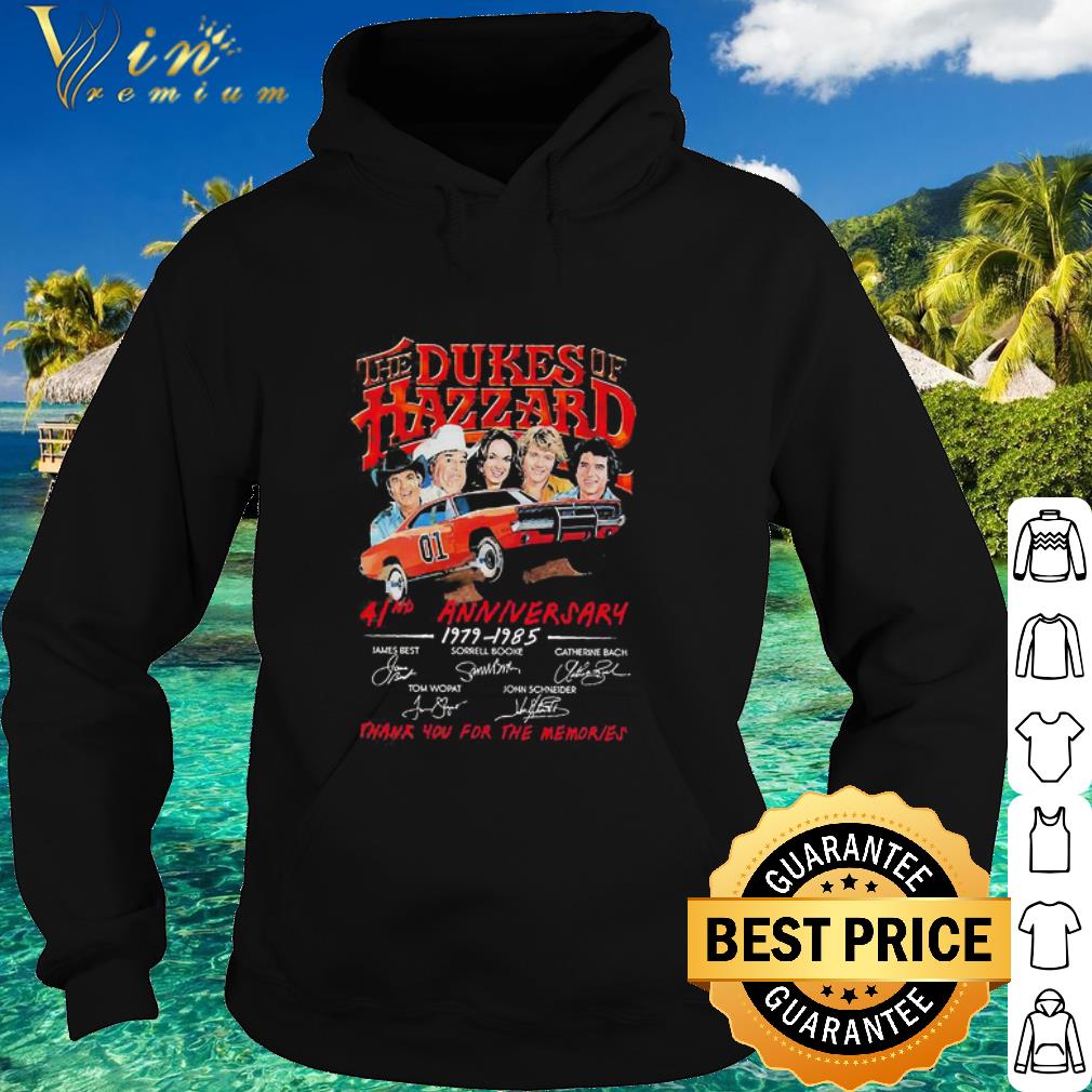 Top The Dukes of Hazzard 41nd anniversary 1979-1985 signatures shirt