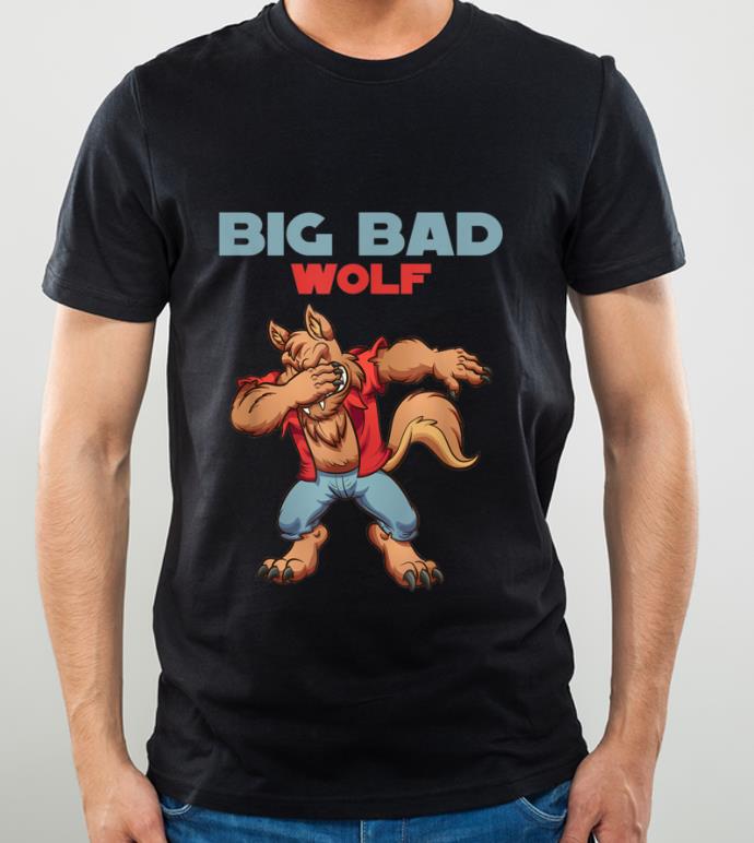 Official big bad wolf Halloween Costume dabbing wolf shirt