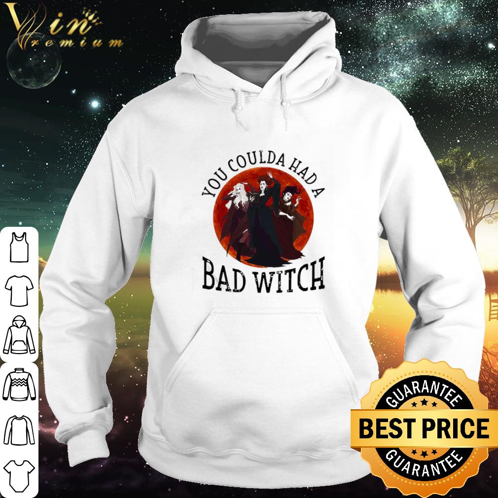 Top You coulda had a bad witch sunset halloween shirt