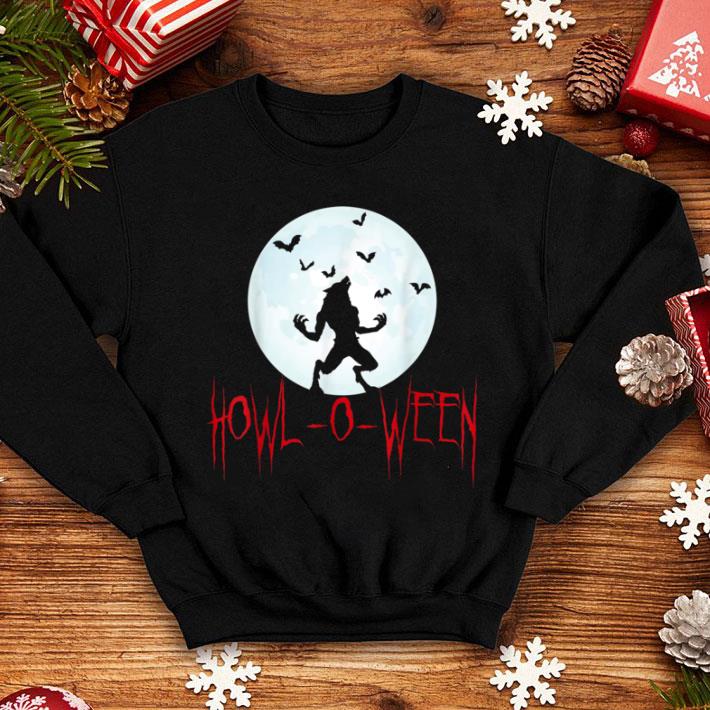 Hot Howl-O-Ween Werewolf Full Moon Halloween shirt