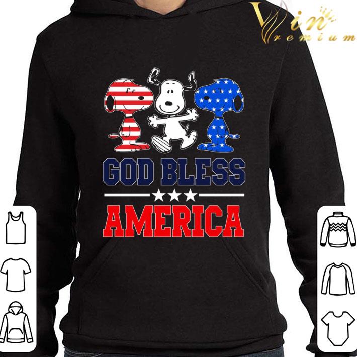 Red White and Blue Snoopy god bless America shirt 3 Red White and Blue Snoopy god bless America shirt