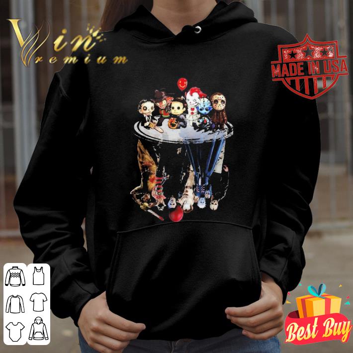 Best Chibi Horror Characters Reflection Horror Movie Characters shirt