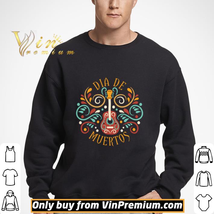 Guitar Day Of The Dead Dia De Muertos shirt