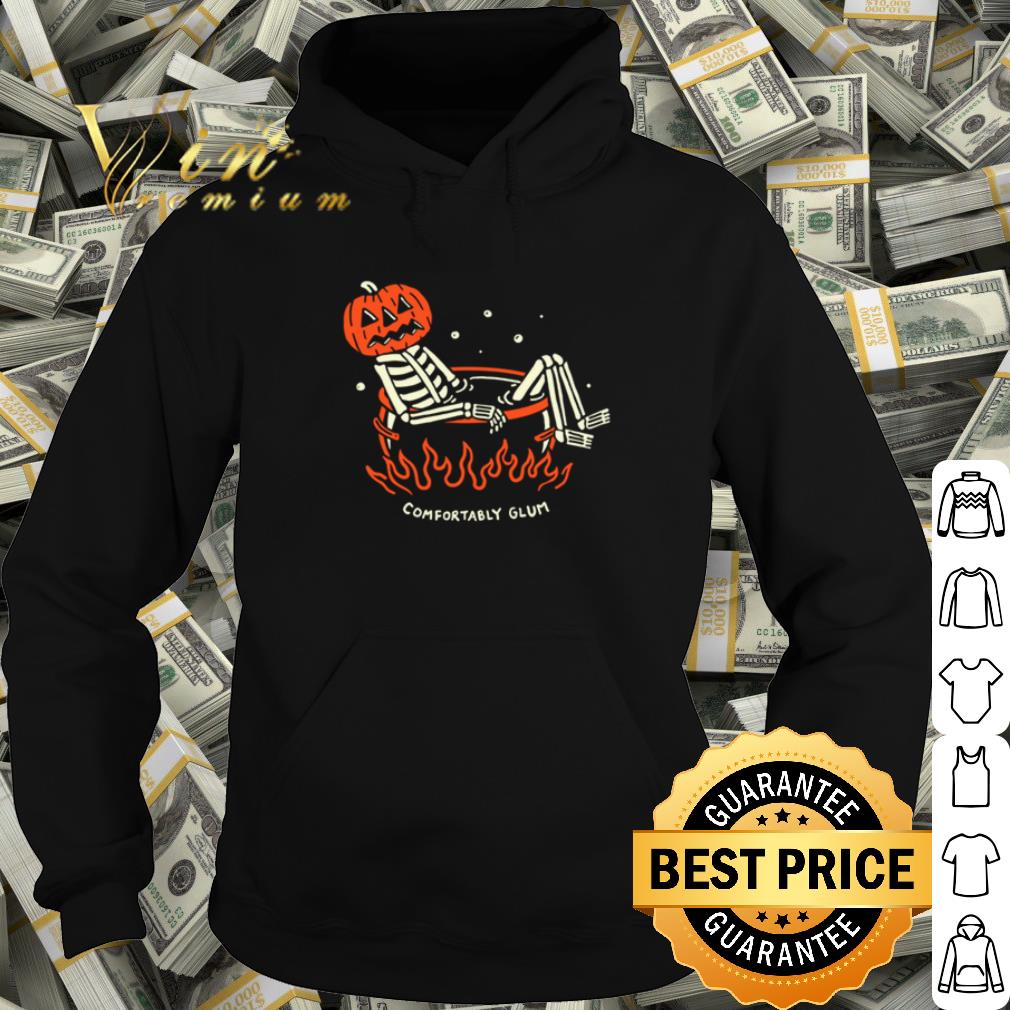 Best Pumpkin Skeleton comfortably glum shirt