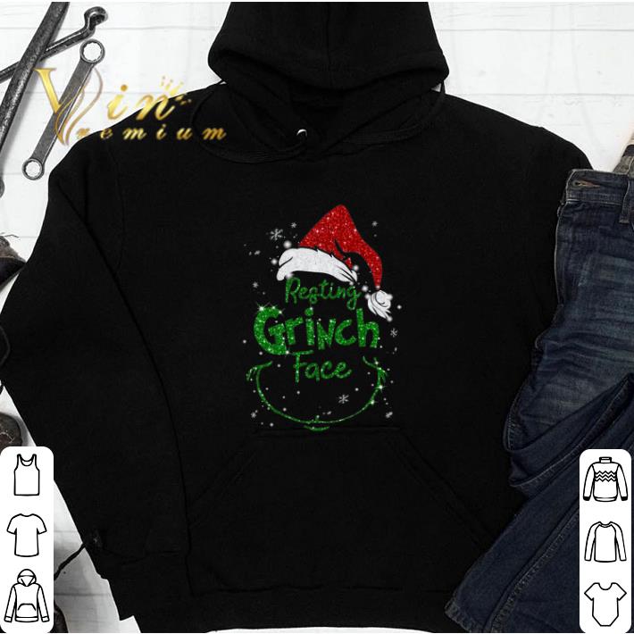 The Grinch Resting Grinch Face Merry Christmas tshirt
