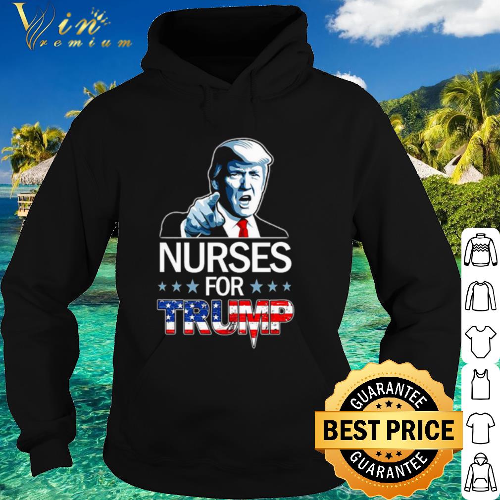 Premium Nurse for Trump American flag shirt