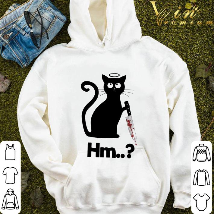 Black Cat hold Knife Hm shirt 3 Black Cat hold Knife Hm shirt