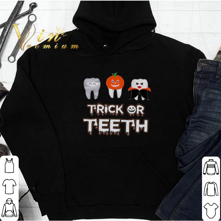 Dental Happy Halloween Trick Or Teeth tshirt
