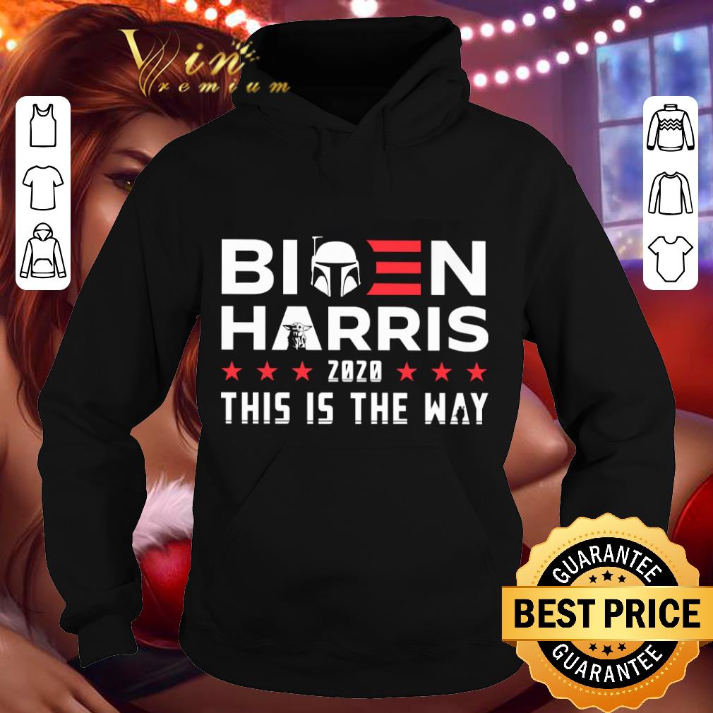 Awesome Mandalorian Baby Yoda Biden Harris 2020 This Is The Way shirt