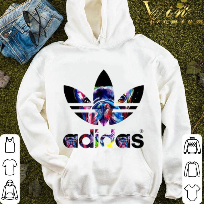 Adidas Logo Boston Terrier shirt 3 Adidas Logo Boston Terrier shirt