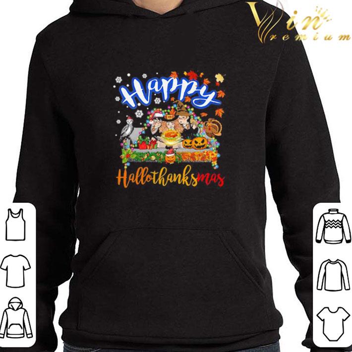 Harry potter happy hallothanksmas halloween thanksgiving christmas shirt