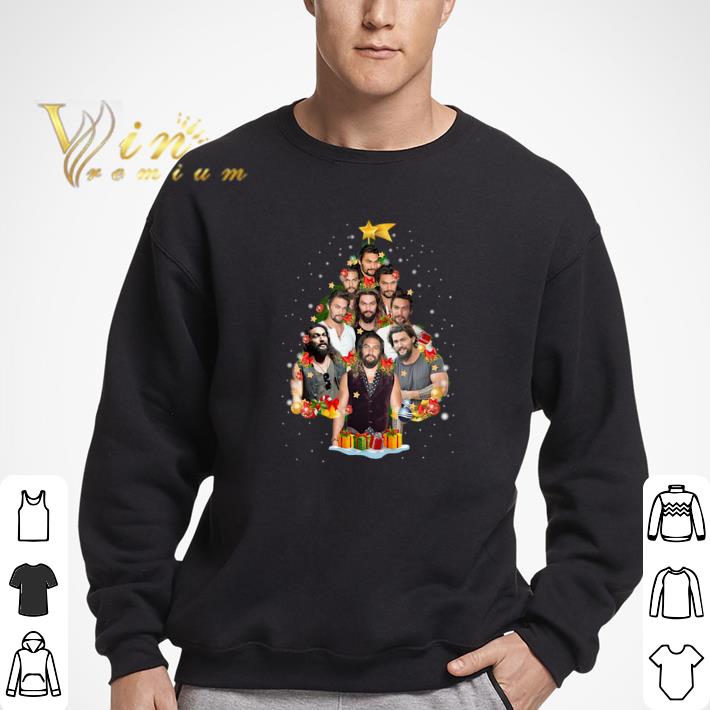 Aquaman Jason Momoa Christmas tree tshirt
