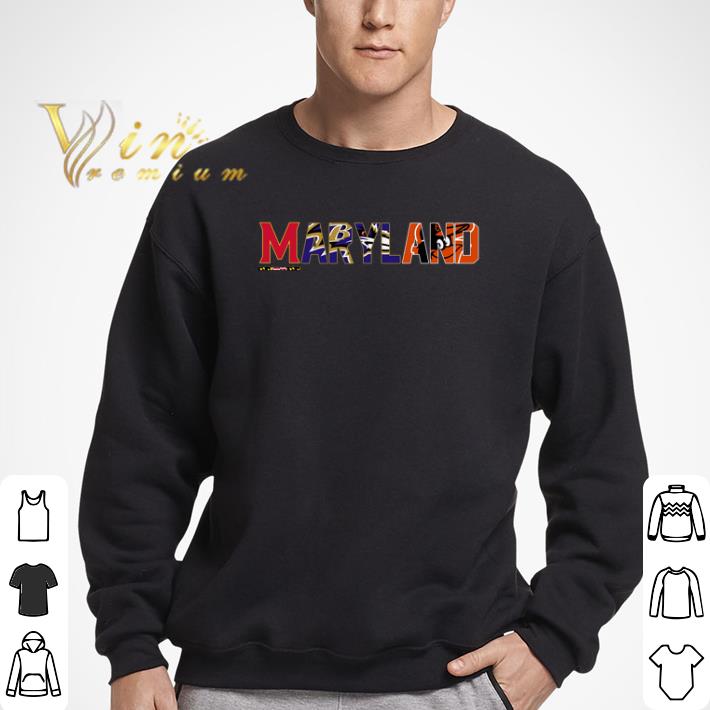 Maryland Baltimore Ravens Baltimore Orioles tshirt