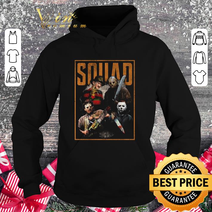 Funny Squad Horror Movie Characters shirt