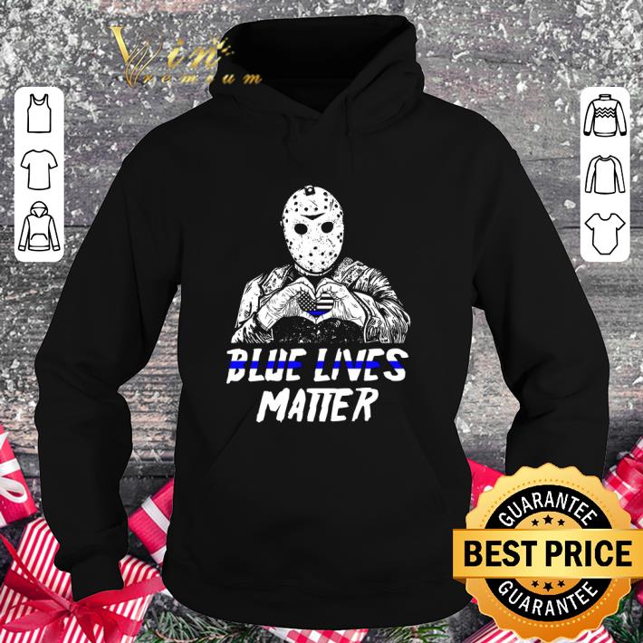 Funny Jason Voorhees Blue Lives Matter Thin Blue Line shirt 3 Funny Jason Voorhees Blue Lives Matter Thin Blue Line shirt