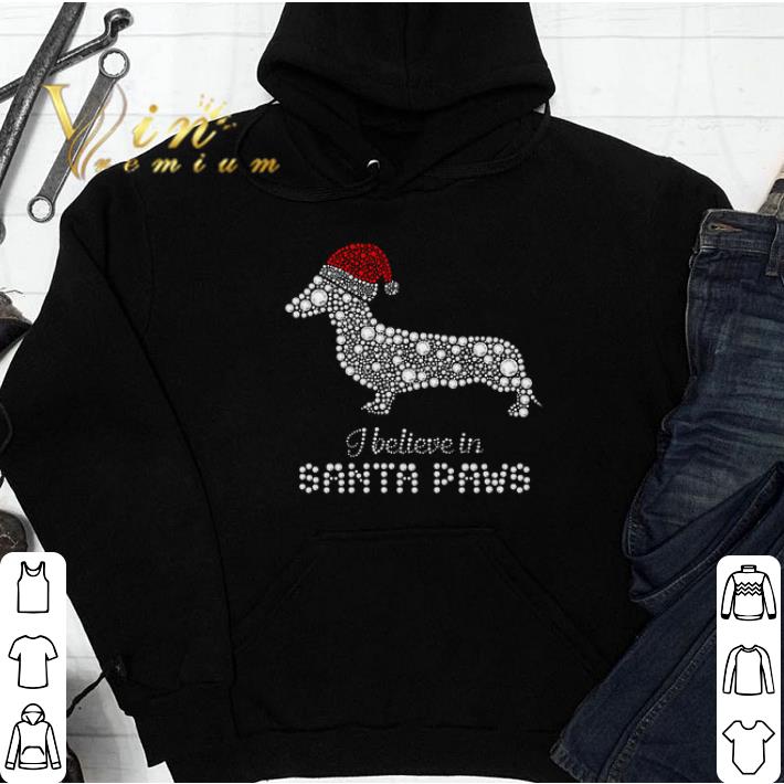 Chihuahua O Believe In Santa Paws tshirt