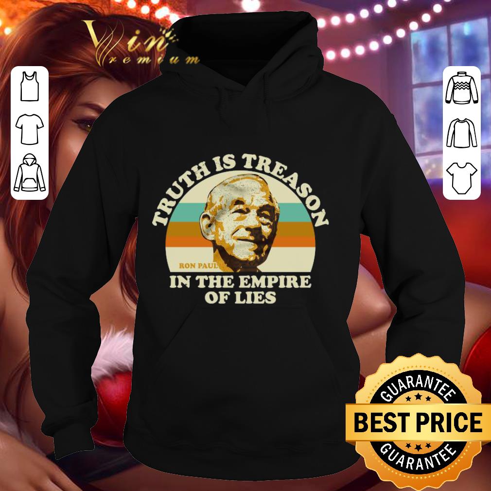 Ron Paul truth is treason in the empire of lies vintage shirt