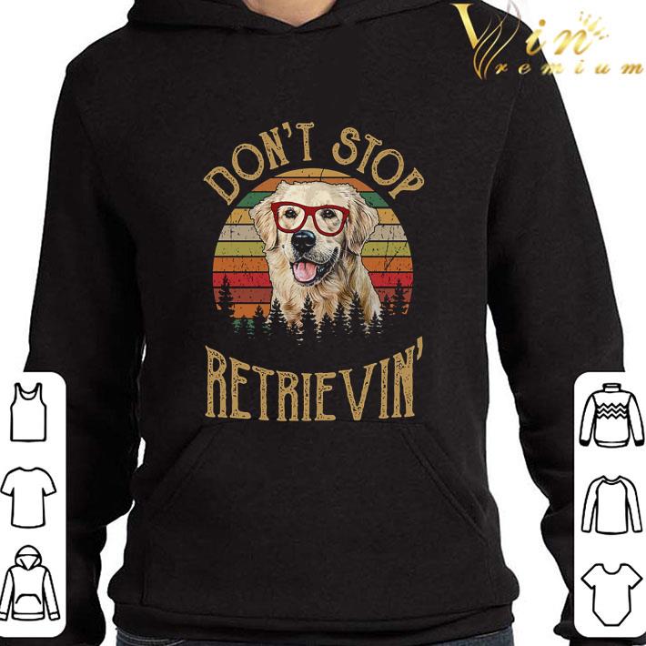 Golden Don't Stop Retrievin' Vintage Sunset shirt