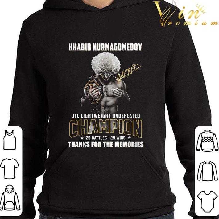 Khabib Nurmagomedov signature UFC Light Weight Undefeated Champion shirt 3 Khabib Nurmagomedov signature UFC Light Weight Undefeated Champion shirt