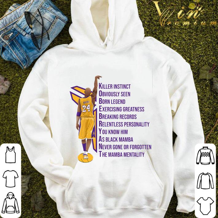 Tribute To Kobe Bryant Killer Instinct Obviously Seen Born Legend shirt 3 Tribute To Kobe Bryant Killer Instinct Obviously Seen Born Legend shirt