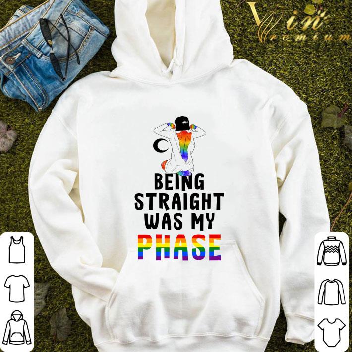 LGBT Being straight was my phase shirt 3 LGBT Being straight was my phase shirt