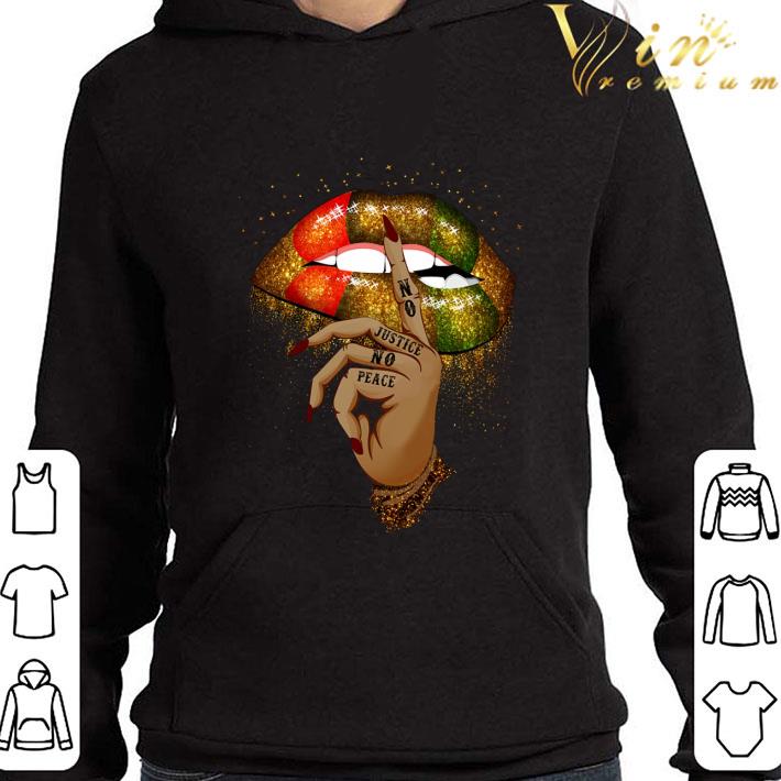 Lips Africa No Justice No Peace shirt