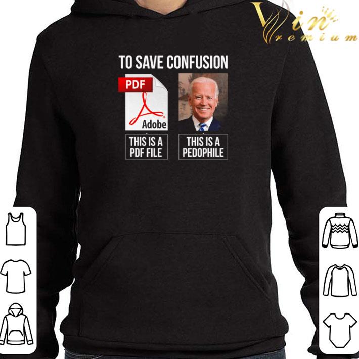 Joe Biden to save confusion this is a PDF file this is a Pedophile shirt