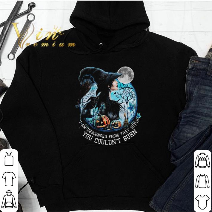 Halloween I Am Descended From That Witch You Couldn't Burn tshirt