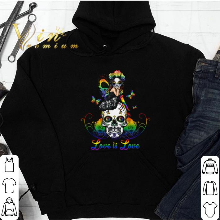 Lgbt Pride Skull Love Is Love tshirt