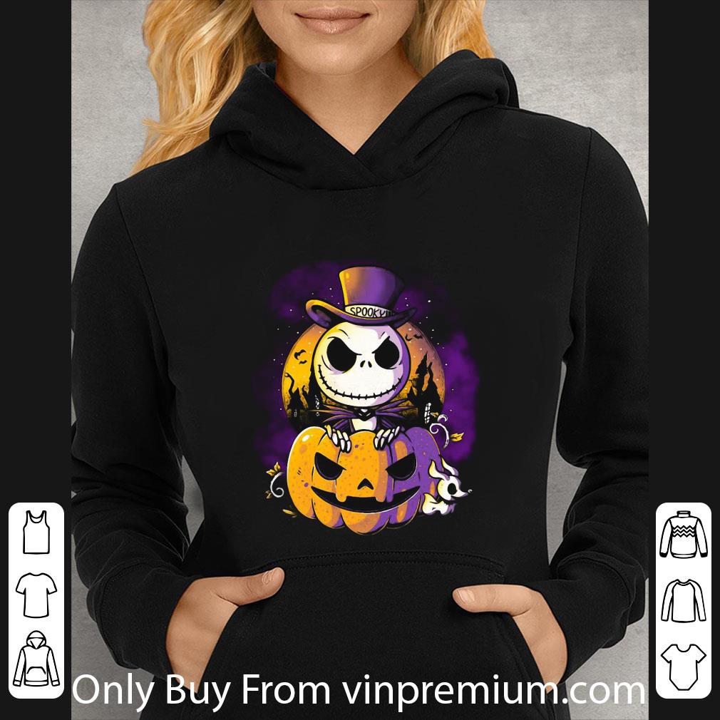 Top Halloween Jack Skellington And Zero Pumpkin shirt