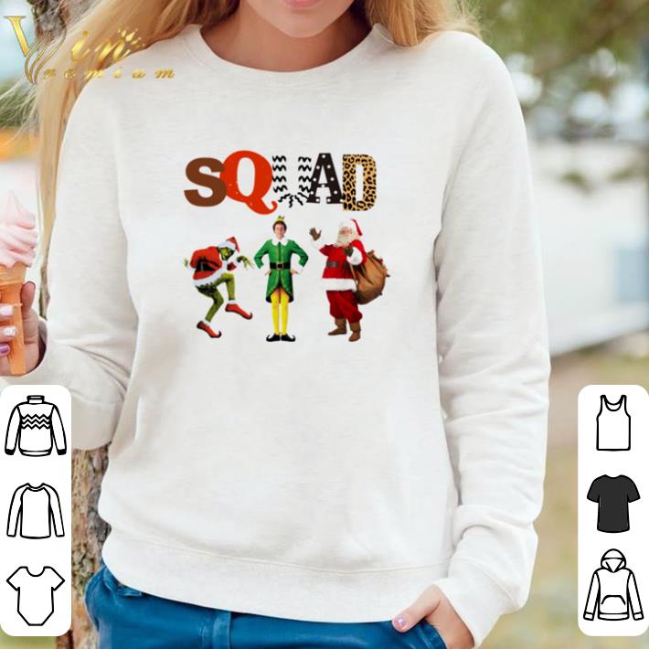 Original Grinch Elf Santa Squad Christmas shirt